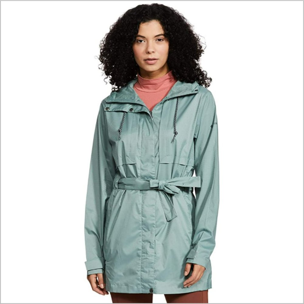 Sage Green Raincoat